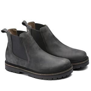 Birkenstock Stalon Chelsea Boots Women’s US 9 EU40 Graphite Gray Nubuck Leather